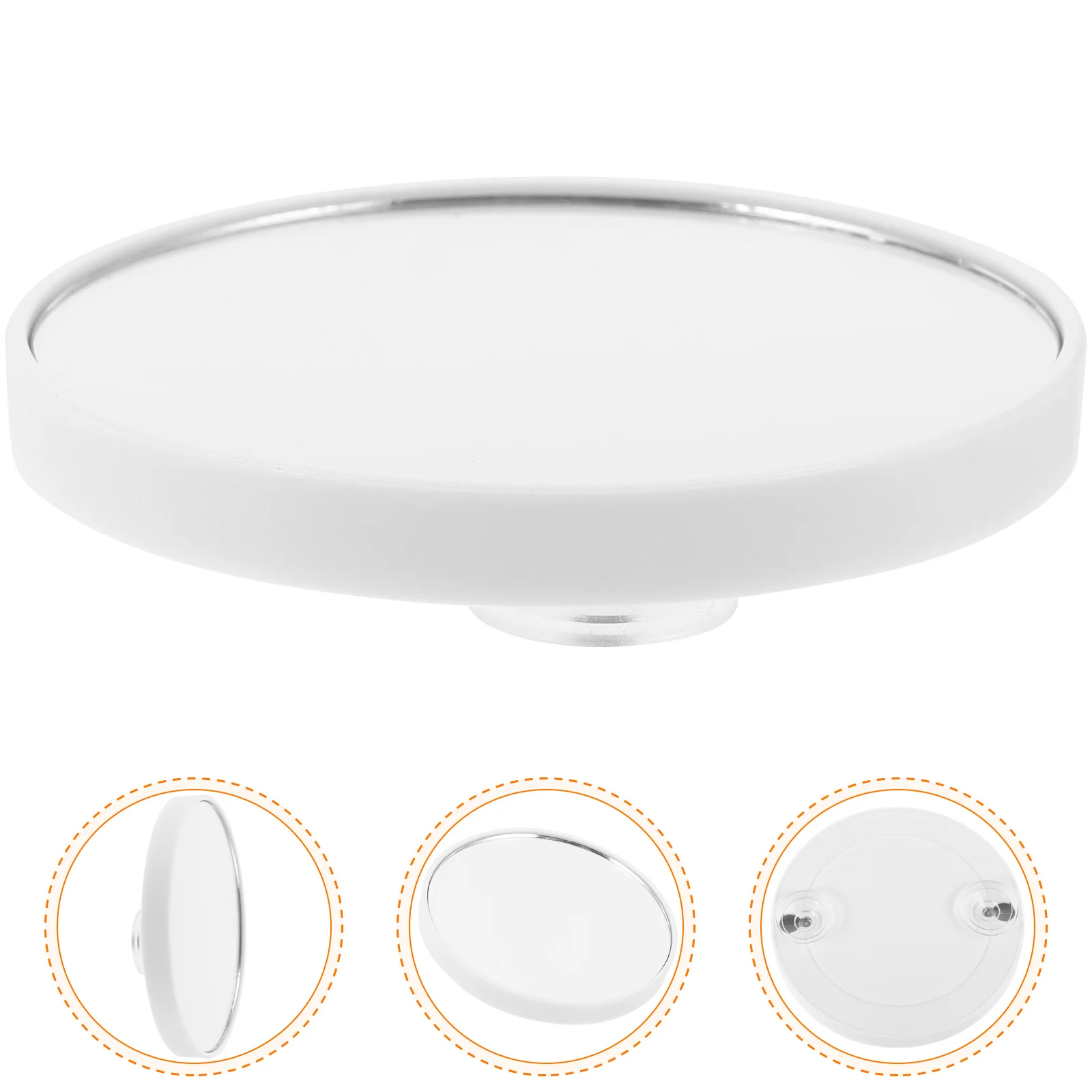 Make-upspiegel met zuignap Compact rond Geen boorinstallatie Badkamer make-upspiegel Sterke zuigkracht High Definition