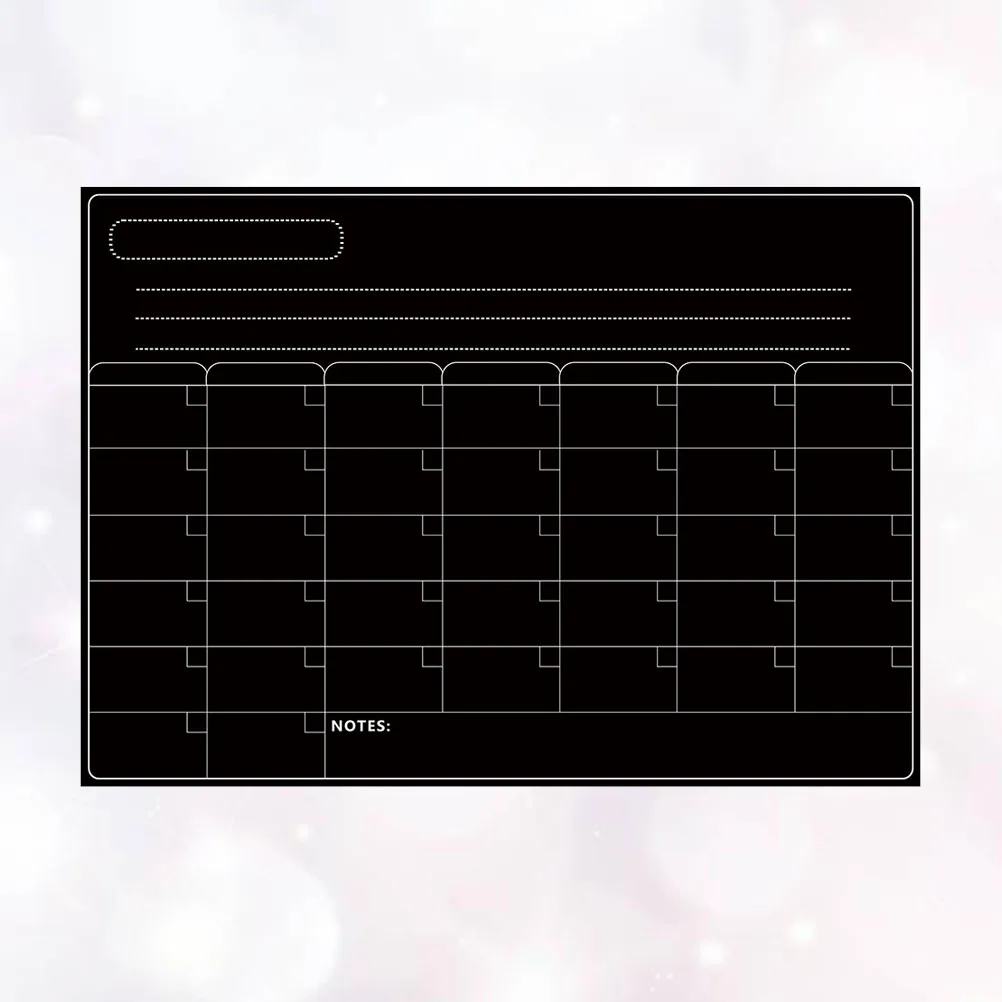 

A3 Weekly Schedule Black Board Sticker Magnetic Planner For Kitchen Home Pet Reusable Organizer