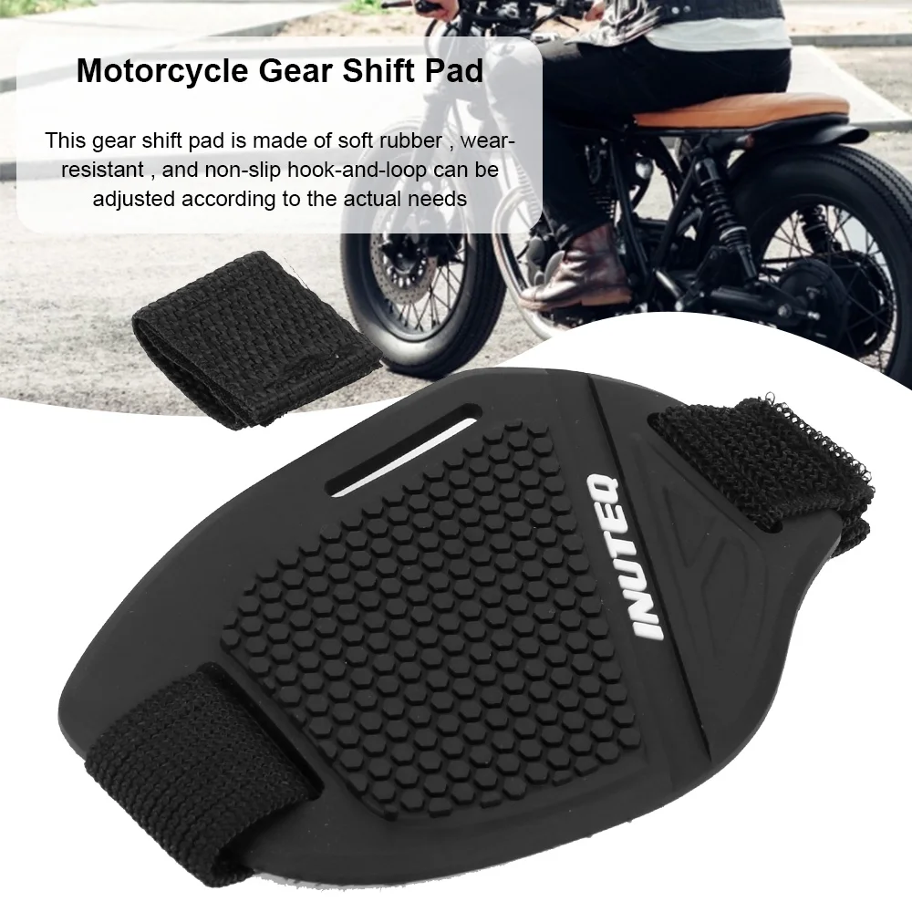 Cubierta de zapato ajustable para motocicleta, Protector de bota ligero antideslizante, almohadilla de cambio de marchas, accesorios para Moto