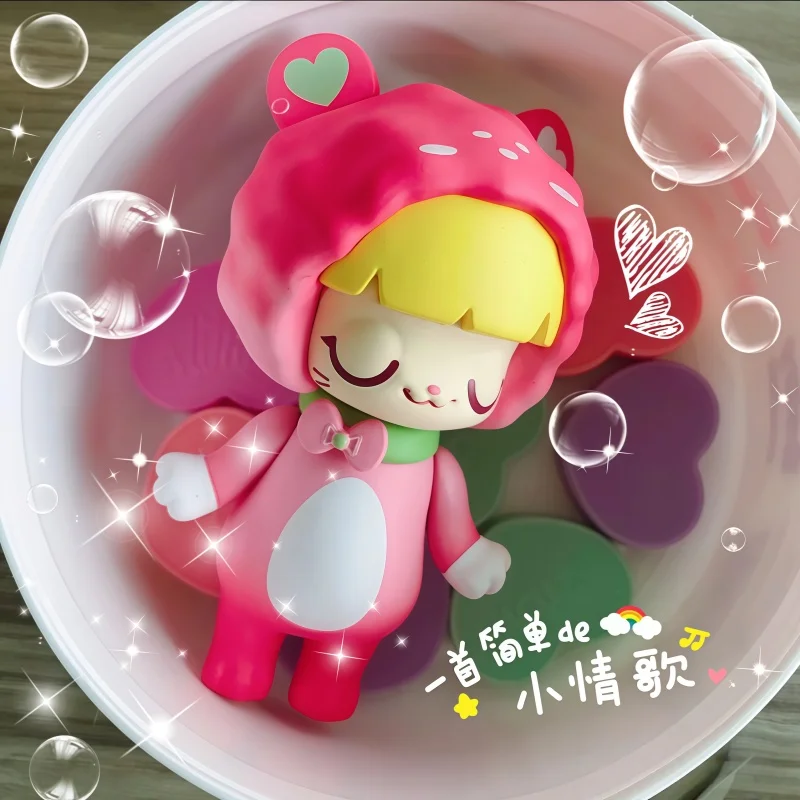 52 لعبة كيمي آند ميكي طبعة محدودة الفراولة الدب هدية صندوق لعبة عصرية لطيف أنيمي عمل الشكل Kawaii نموذج الفتيات هدية عيد ميلاد #5