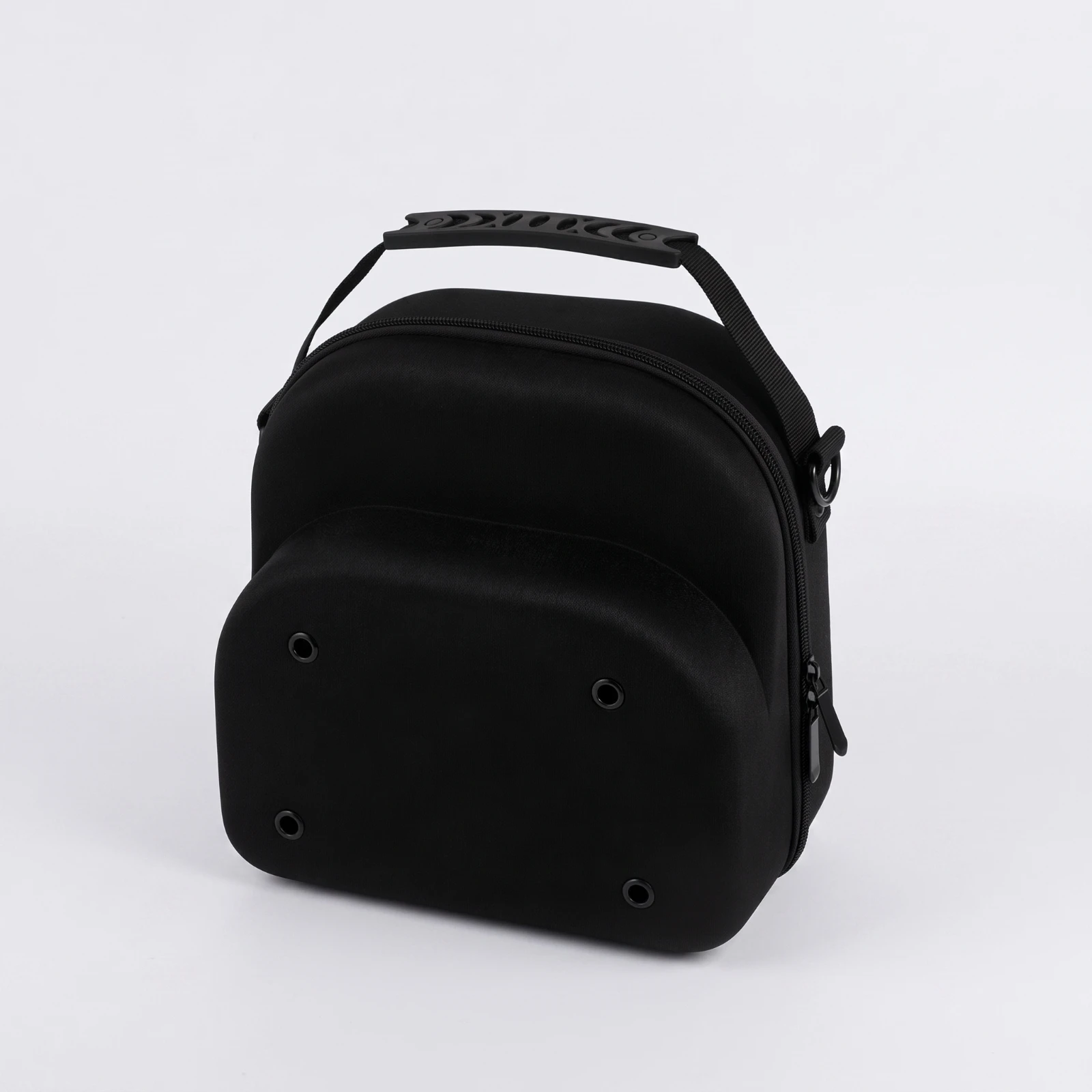 Baseball Cap Case Hard Shell Crush Resistant Hat Carrier with Shoulder Strap and Handle for Travel and Closet Storage
