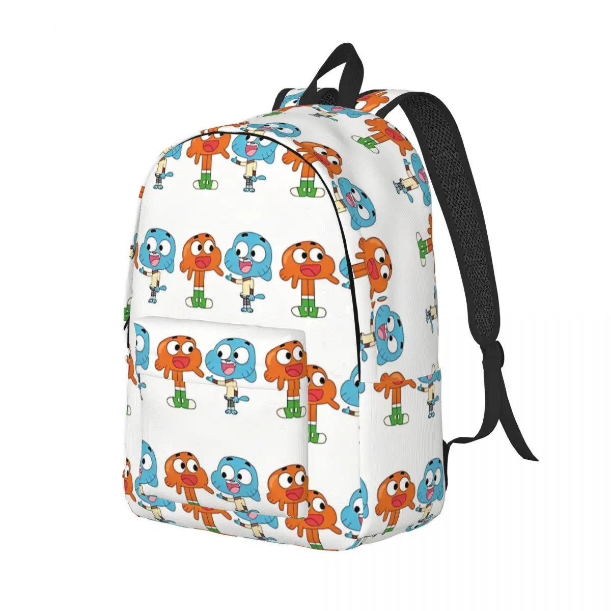 Gumball And Darwin Backpack Lightweight High School Business Comedy Amazing World Of Gumball Daypack for Men Laptop Shoulder Bag