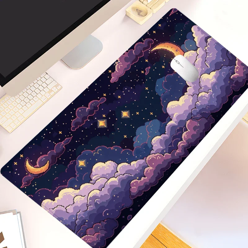 

Fantasy Moonlight Large Size Non-slip Rubber Mouse pad XXL Computer Gaming accessories Keyboard Desktop Decorate Mat for Offices