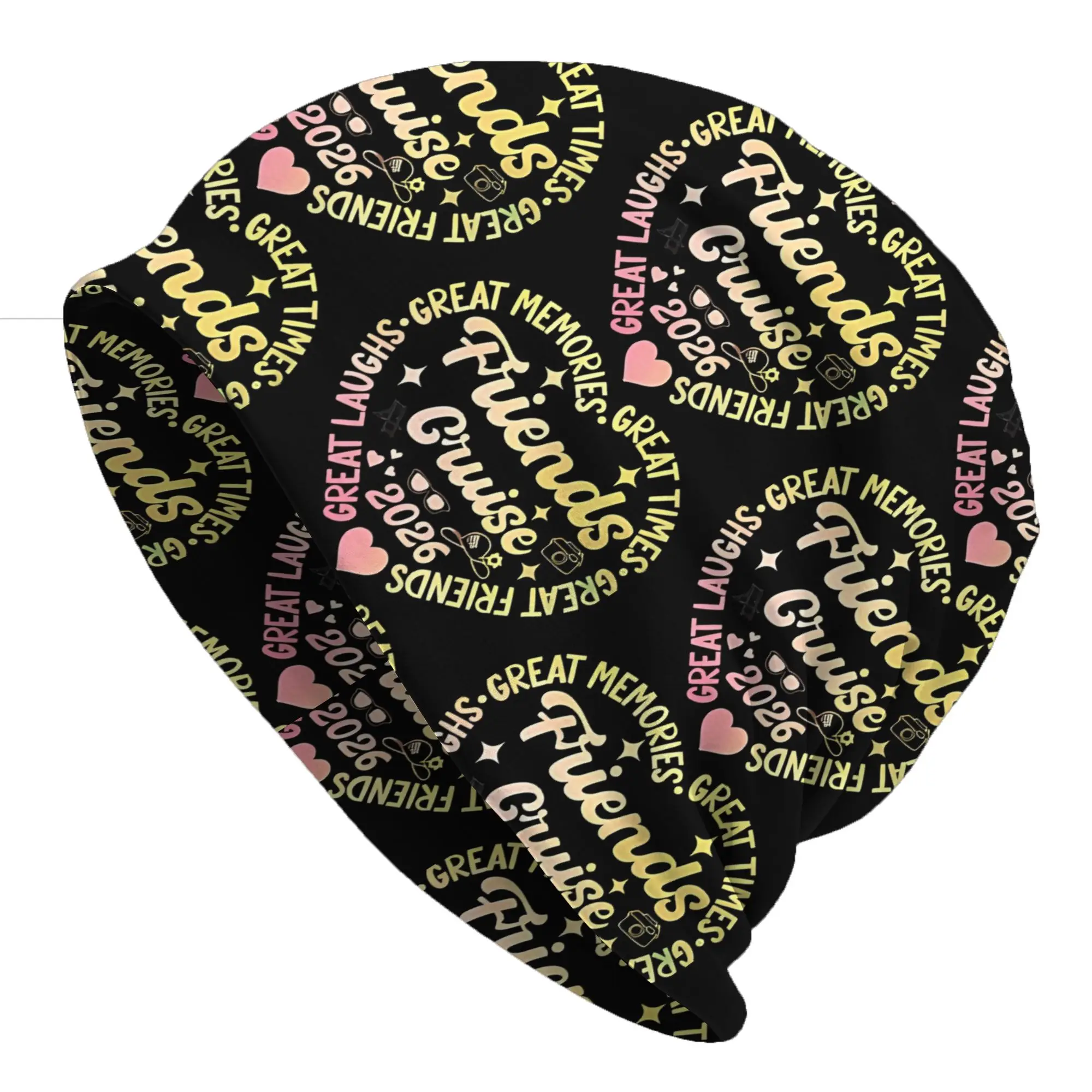 Vacation Trip Cruising Friends Matching Fashion Best Friends Journey 2026 Beanies Ski Caps Soft Bonnet Hats Skullies Beanies Hat