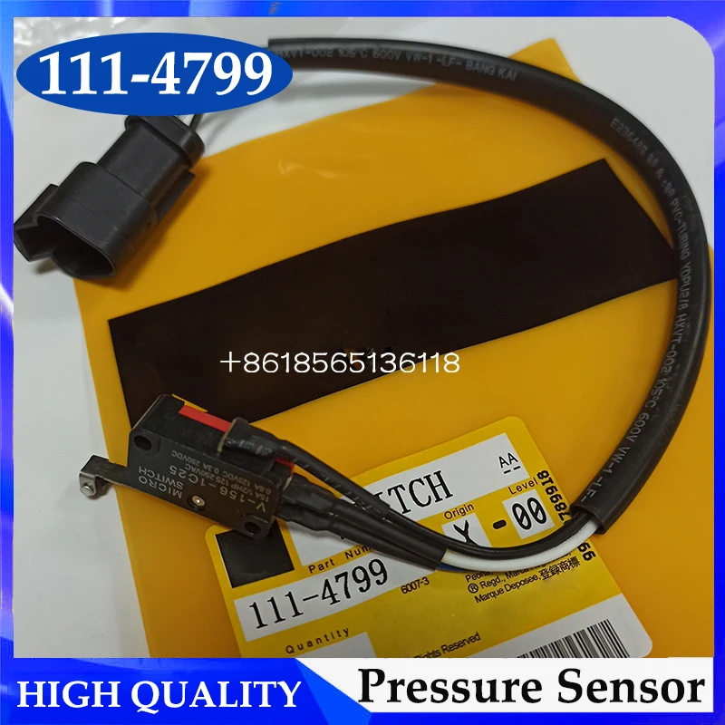 Excavator Pressure Sensor Switch 111-4799 1114799 for 307B 307D 308C 308D 311B 311D 312B 312D 1090 1190 1190T 307D 308C 308D