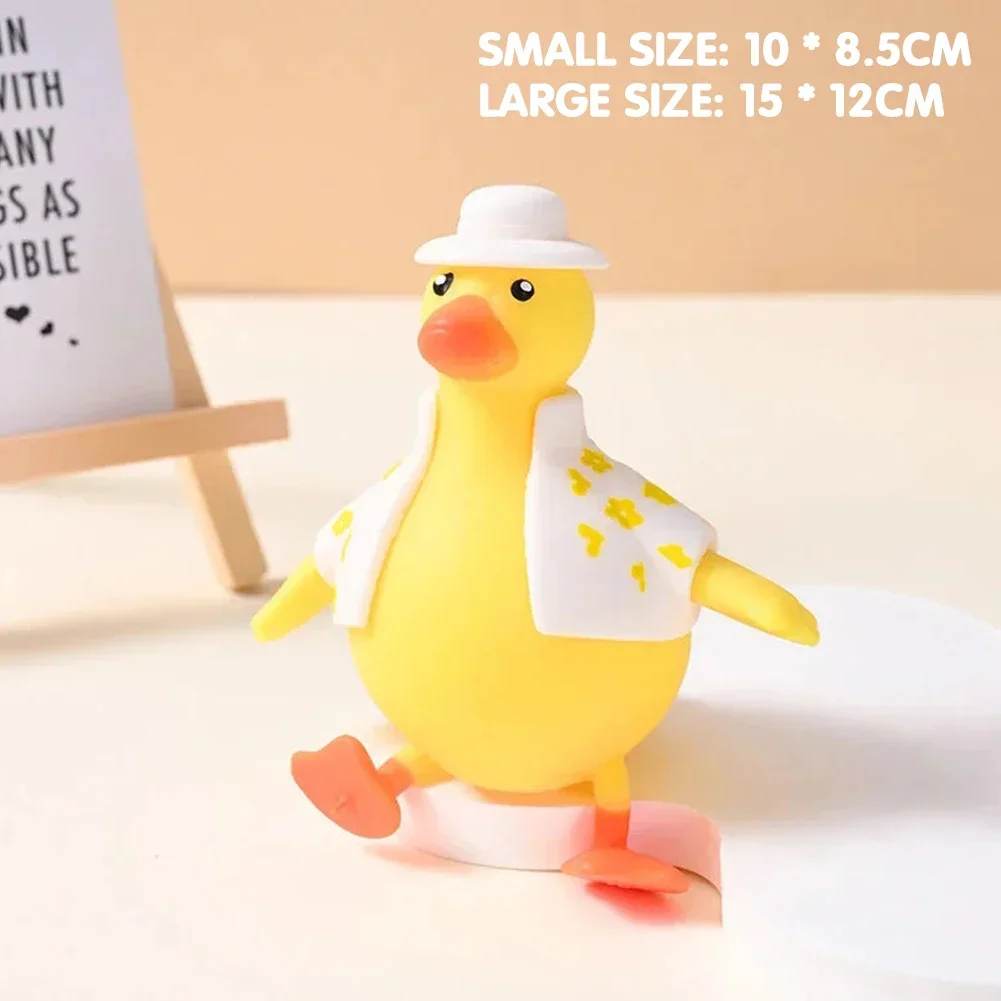 Stress Relief Toys Dress Up Duck Children's Toys Cute Reboundable Duck Dress-Up And De-Stressing Duck Fidget Toys Squeeze Gifts