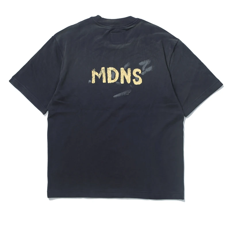 

Japanese Street Trends Madness T-shirt High Quality Casual Cotton Men Women Loose Breathable MDNS Short Sleeve Tee