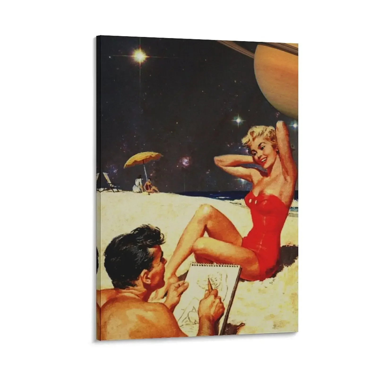 

Drawn to the Sea Canvas Painting luxury home decor decorative picture for living room Decorative paintings