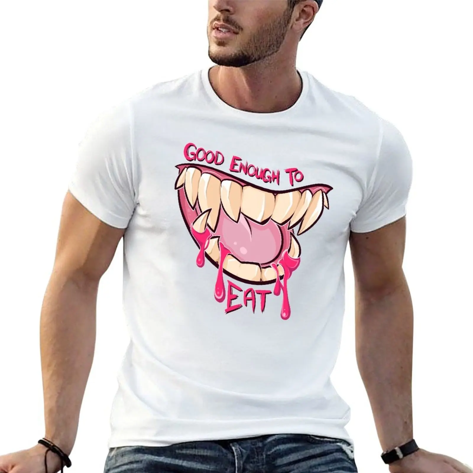 shirt funny Good to luxury man man shirts Eat Enough T-Shirt shirt t t t man plain