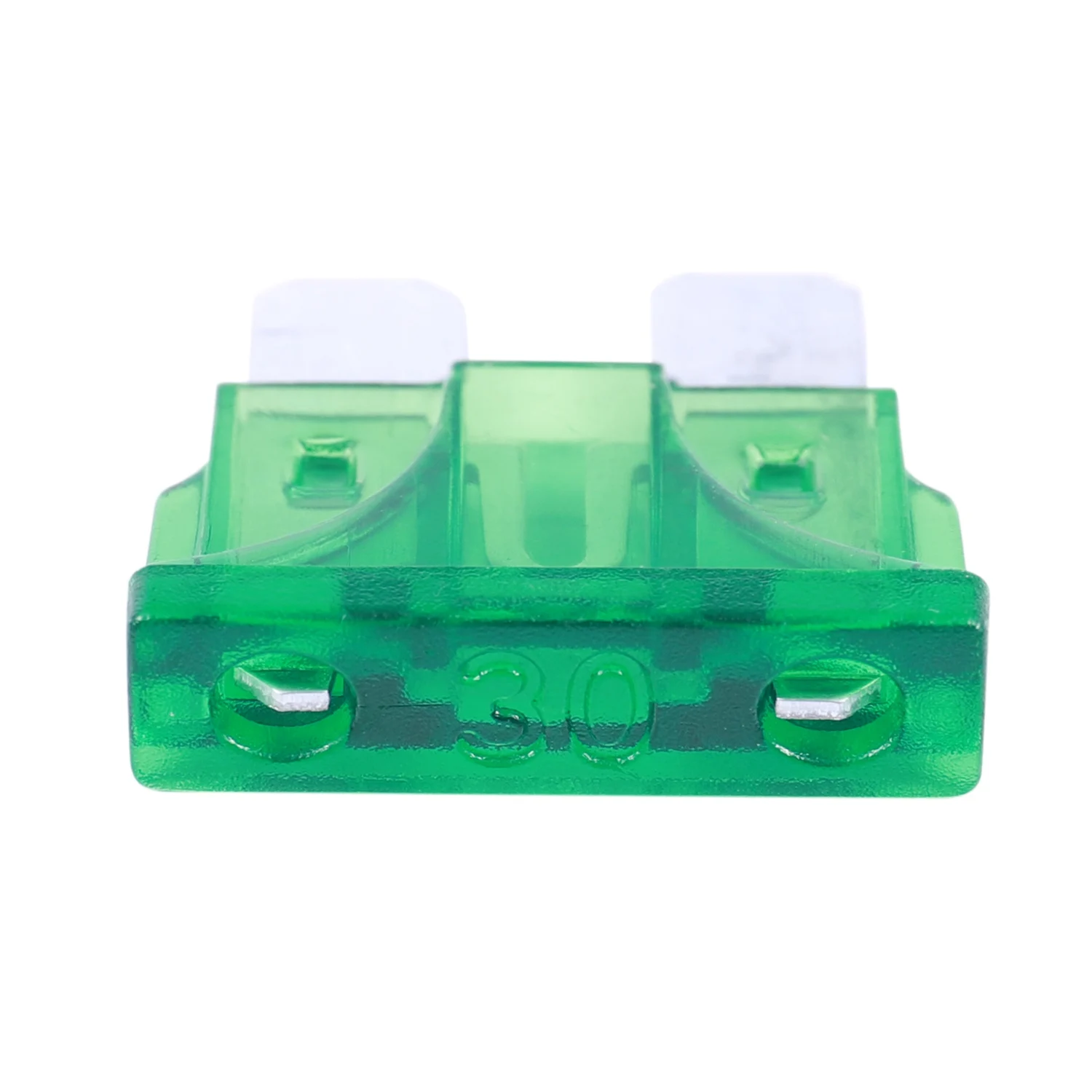 B13C سيارة سيارة 30A 30Amp الجسم الأخضر اثنين الشق شفرة ATC فيوز 30 قطعة