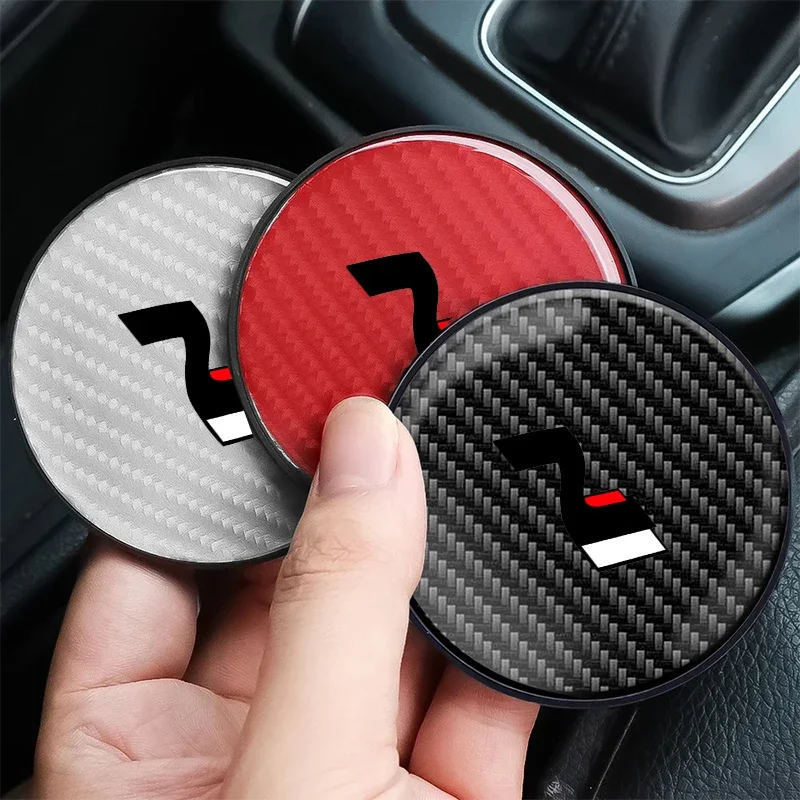 

1/2pcs New Car Water Coaster Cup Pad Non-Slip Mat For Hyundai Tucson Solaris I30 40 Creta Ix35 IX20 Azera Creta Car Accessories