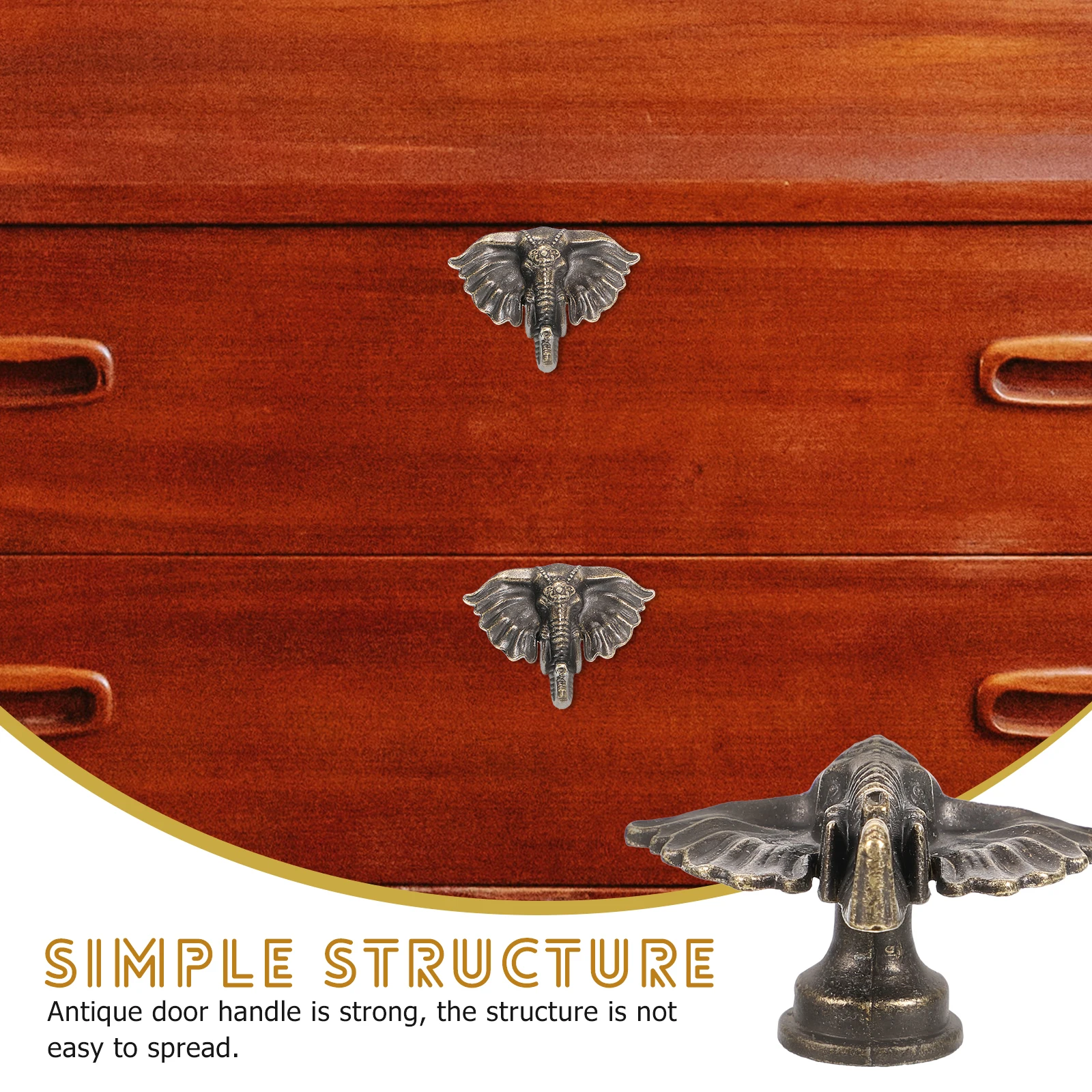 

10 set Drawer Handles Zinc Alloy Cabinet Knobs Dresser Pulls Furniture Cabinet Handles Pull Hardware Bronze Finish
