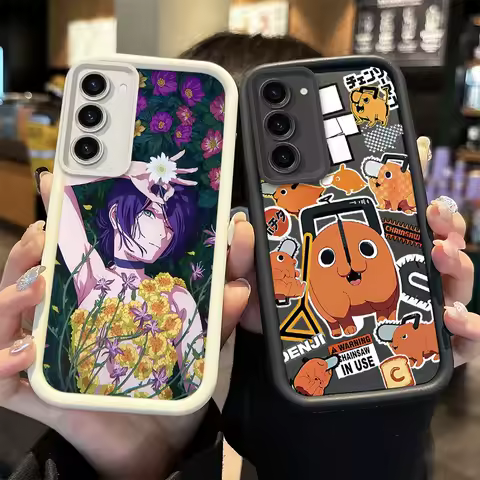 Chainsaw Man Soft Case For Samsung Galaxy S25 S24 Ultra S23 S22 S21 Plus S20 FE A56 A55 A54 A53 A52 A51 A34 A32 4G 5G Back Cover