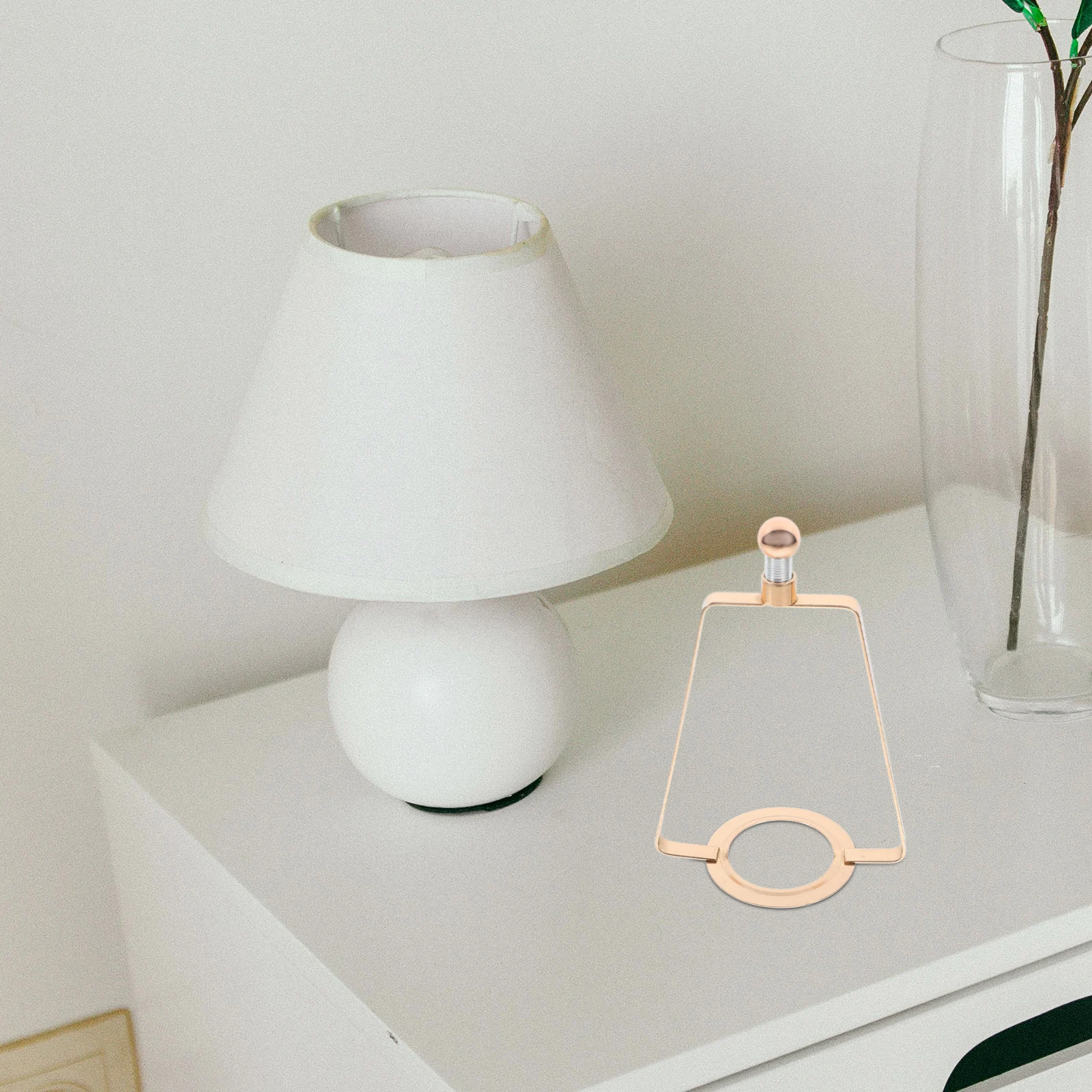 

American Style Lamp Shade Harp Bracket Iron Frame Golden Color Fits Table Lamps Pendant Lamps Replacement Parts Lighting