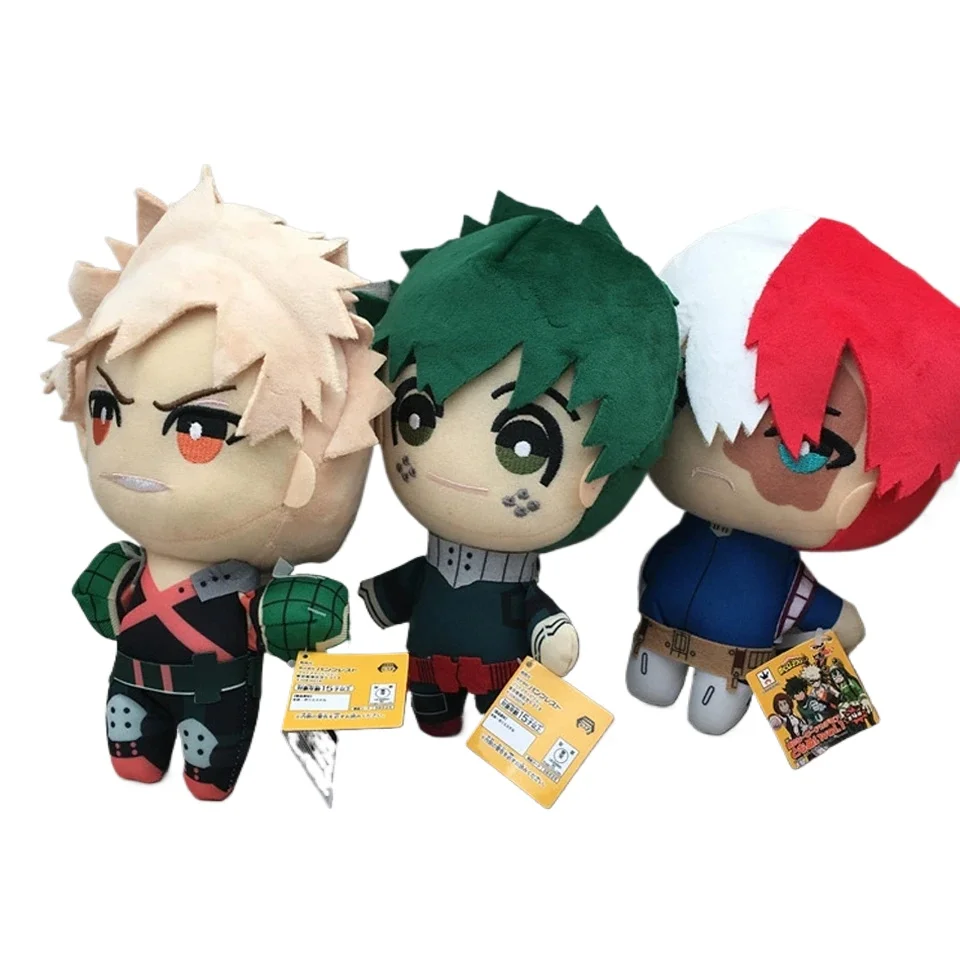 

! !!! Плюшевые игрушки из аниме «Моя геройская академия» 2026 года, 25 см: Изджуку Мидория, Катсуки Бакуго, Шото Тодороки. Мягкие куклы для детей, подарки.