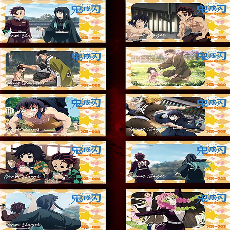 Groothandel Demon Slayer Cards Booster Box Officiële Anime Trading Game Collection Japanse stijl cadeau voor fans
