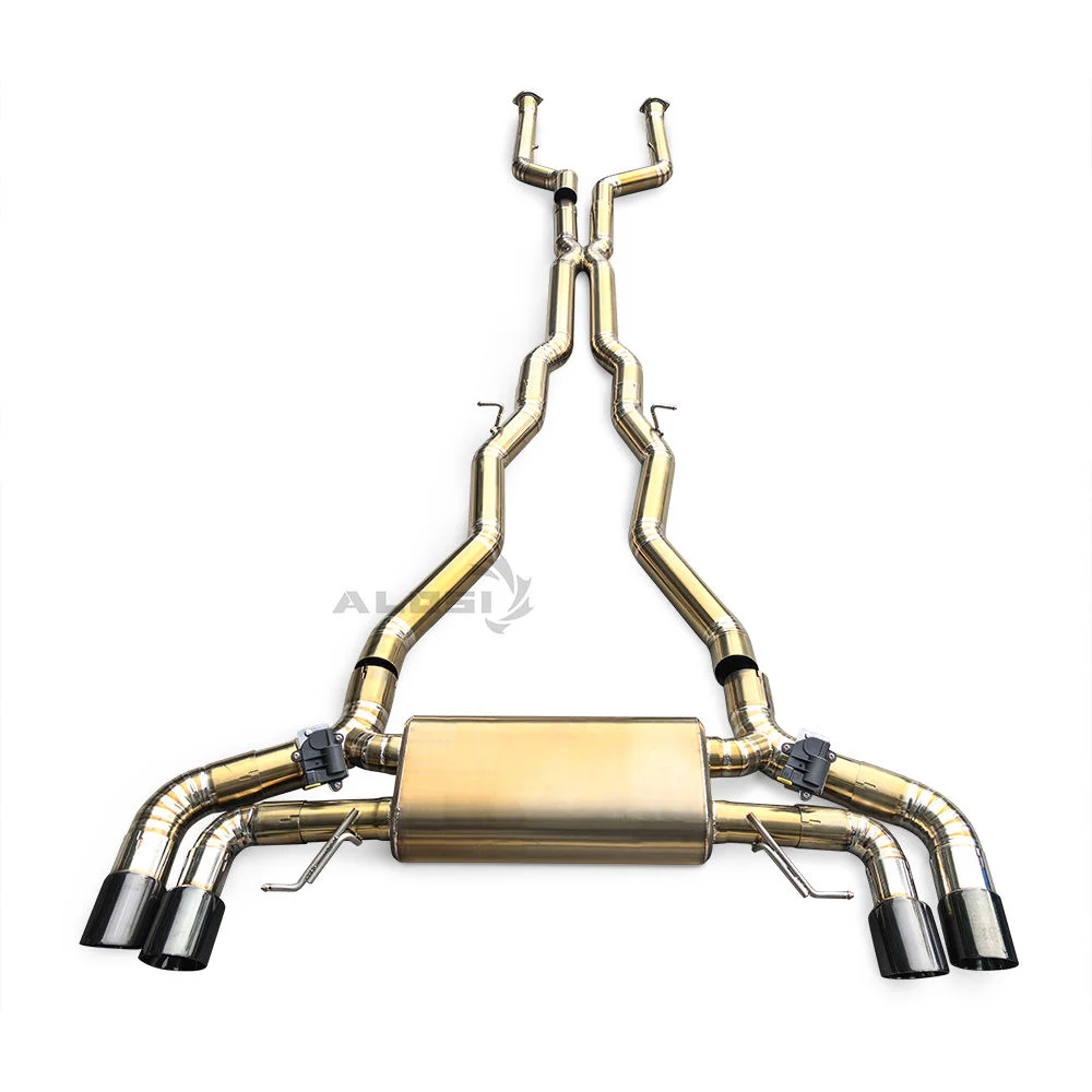 

High performance exhaust system muffler is BMW M5 G90 4.4T 2025+ titanium alloy with valve control cat back exhaust pipe