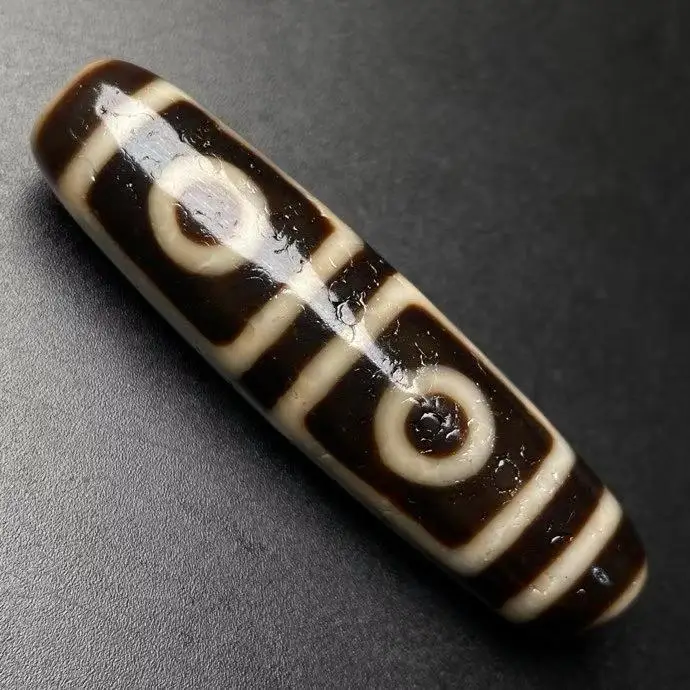 

Top Selling Dzi Beads Special 4 eyes Patina Fengshui Amulet High Oily DIY Jewelry Bead