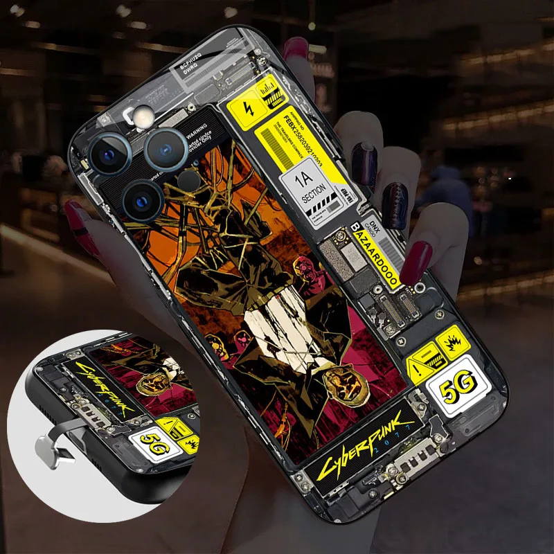 2023 أفضل بائع أنيمي LED قضية الهاتف لسامسونج غالاكسي S20 S21 S22 S23 زائد الترا نوت 10 20 التحكم الذكي LED غطاء الهاتف