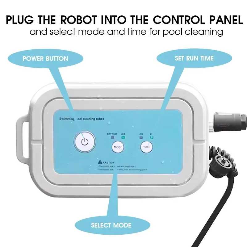 

Swimming Pool Robot Vacuum Cleaner Wireless Automatic Robot Vacuum Cleaner Cordless Robot Wall Climbing Accessories