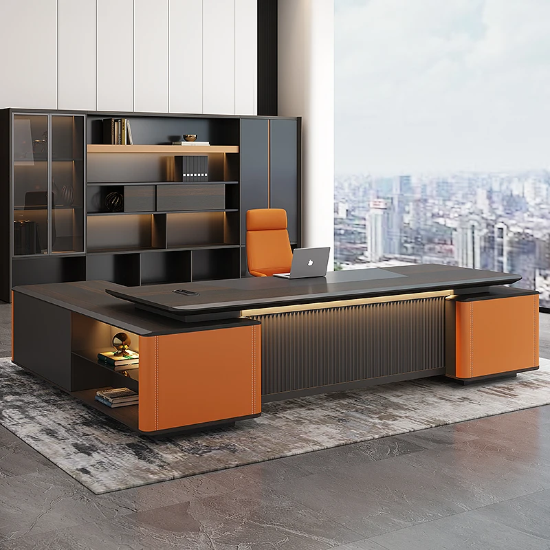 /Secretary Storage Computer Desks Executive Work European Minimalist Office Desk Art Conference Escritorio Oficina Home Furnitur