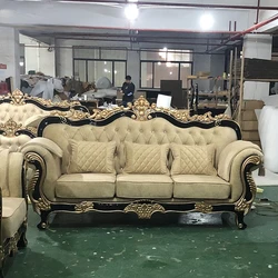 Producenci antycznych sof w europejskim stylu klasyczne tkaniny dubajski hurtowy sofa do salonu kanapowy