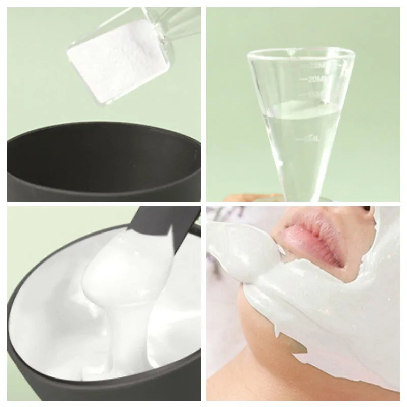 2/3/4/5Pcs Black Silicone Face Mask Bowl Set DIY Facemask Mixing Tool Face Cleaning Skin Care Applicator Salon Beauty Supplies