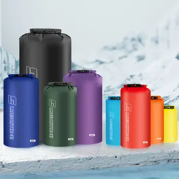 キャンプ用防水ドライバッグ,ドライリュックサック,ラフティング,カヤック,川,トレッキング,釣り,魚,75, 35, 25, 15, 12, 8, 5 3、1個