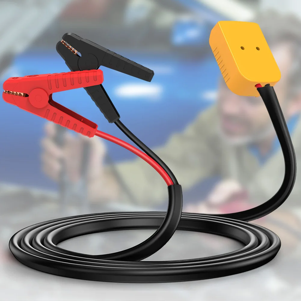 

Jumper Cable Clamps 8AWG Automotive Booster Cable Auto Booster Cable Adapter for Dewalt 18V/20V Battery