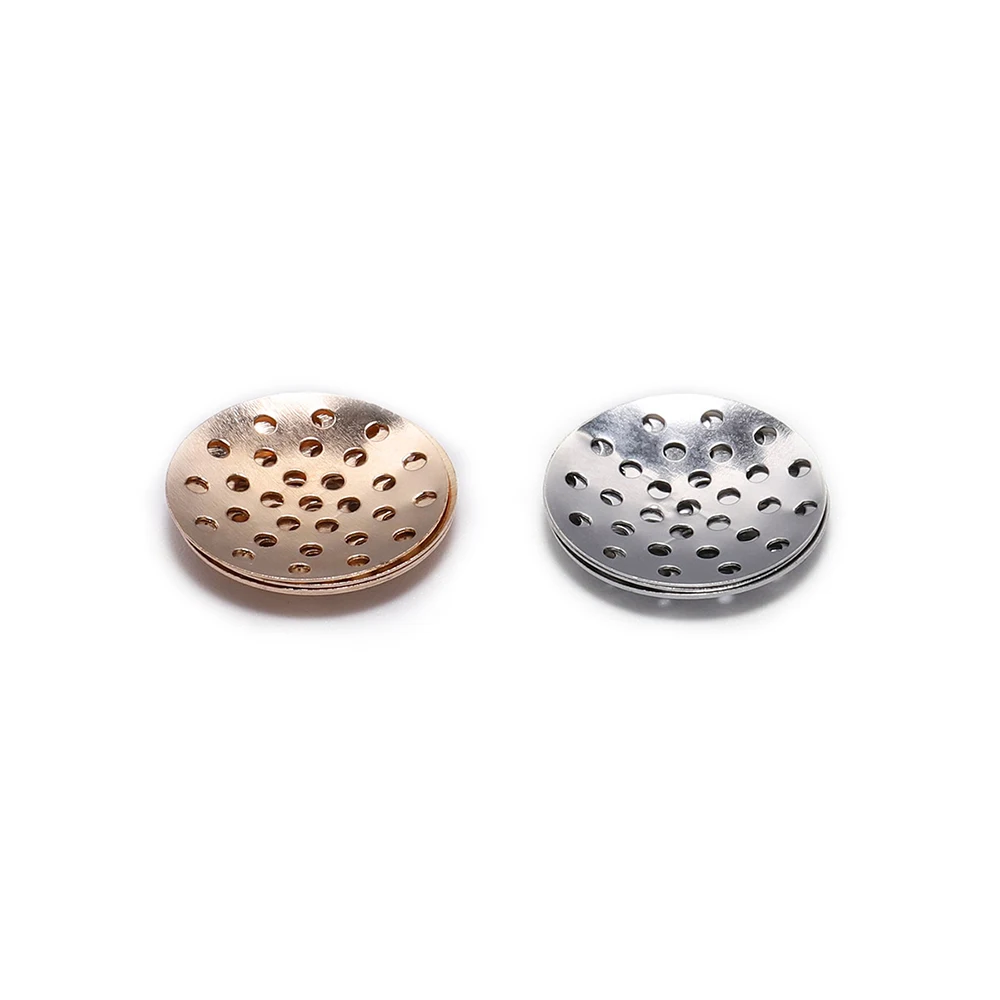 

50pcs 14 16 18 20 25mm Brooch Base Brooches Metal Disk Shell Flower Cabochon Bezel Round Blank For Diy Jewelry Making Findings