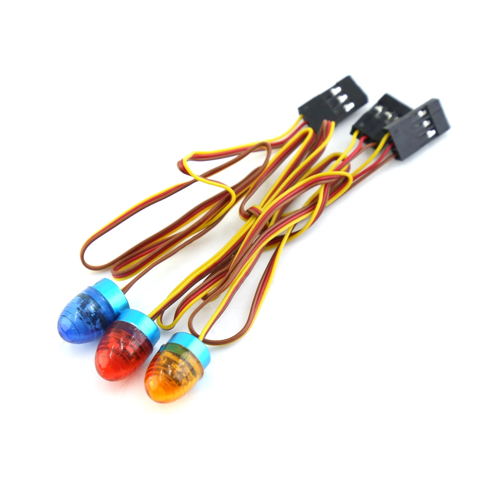 RC Flashing LED Lights Rotating Beacon Lamp Compatible with Traxxas TRX4 SCX10 1/10 RC Crawler Engineering Excavator Car