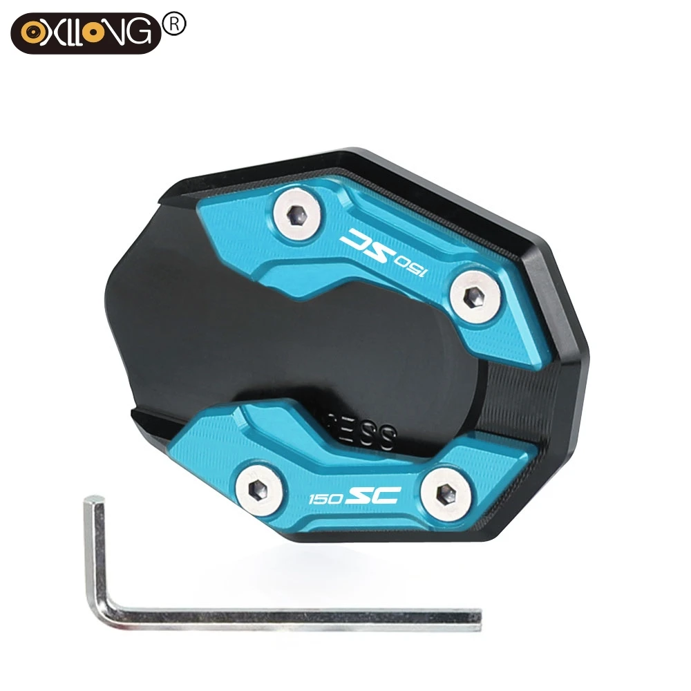 

For CFMOTO CF MOTO 150SC 150 SC CF150SC 2024 2025 2026 Motorcycle Accessories Kickstand Side Stand Enlarger Extension Plate Pad