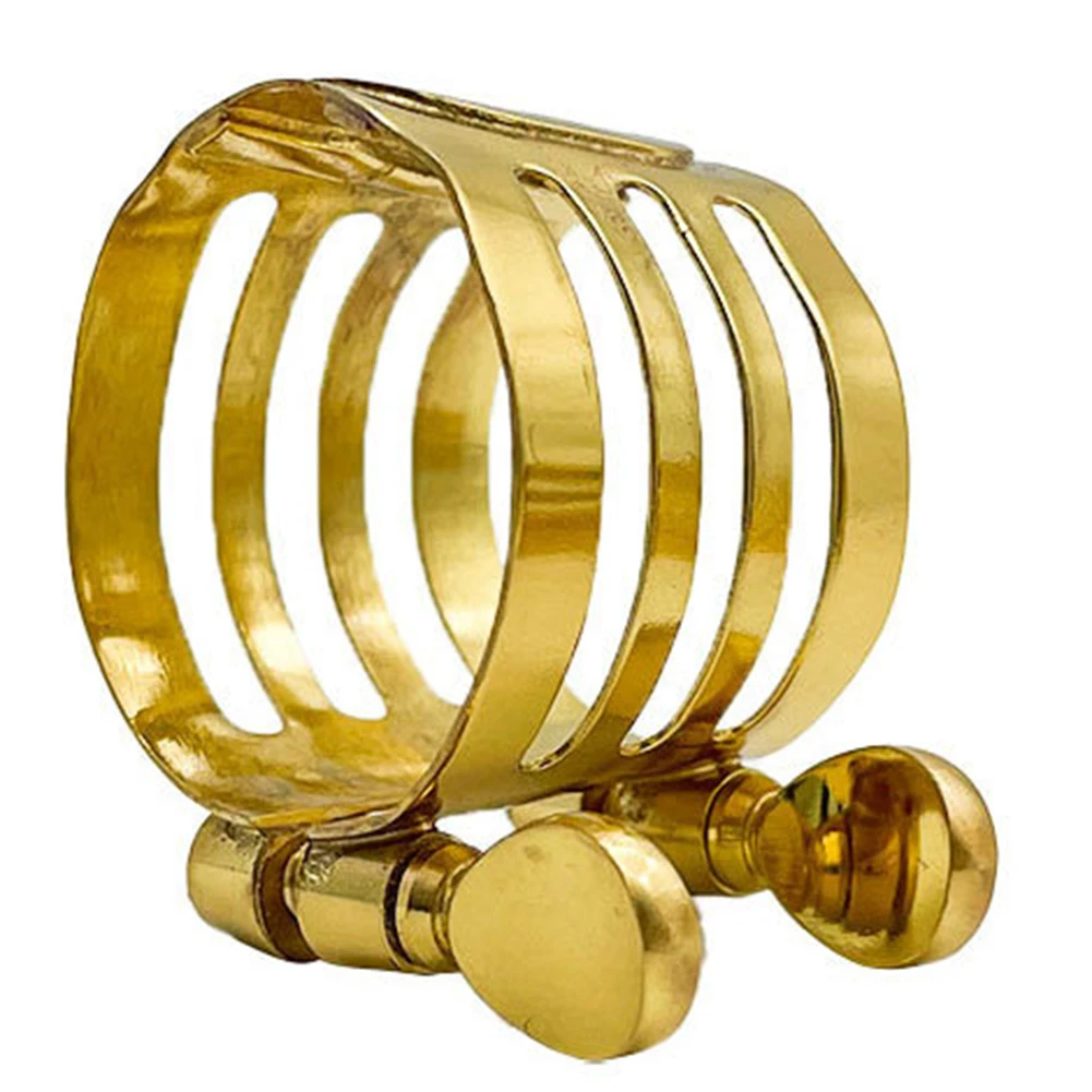 Enhanced Reed Stability with Saxophone Ligature for Soprano Alto Tenor Sax and Clarinet Easy to Use Adjustment Mechanism