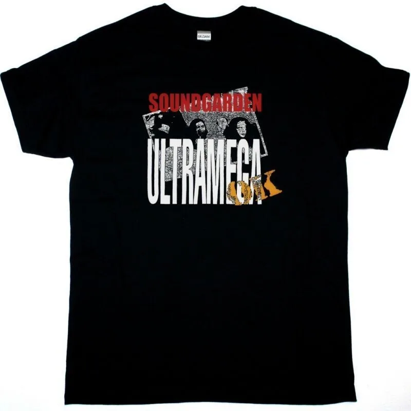 

Soundgarden Ultramega Ok Tour New Black T Shirt, Heavy Cotton T-shirt,Size S-5XL