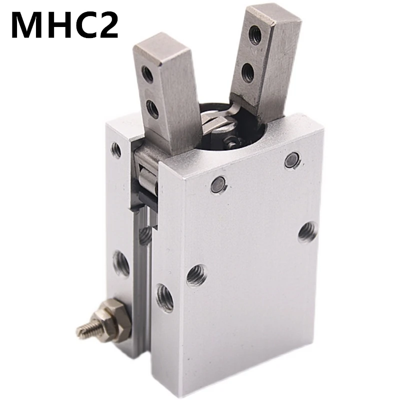 

MHC2 10D 16D 20D 25D 32D Single Double Acting Pneumatic Gripper SMC Type Angular Aluminium Clamps Air Cylinder Manufacturers