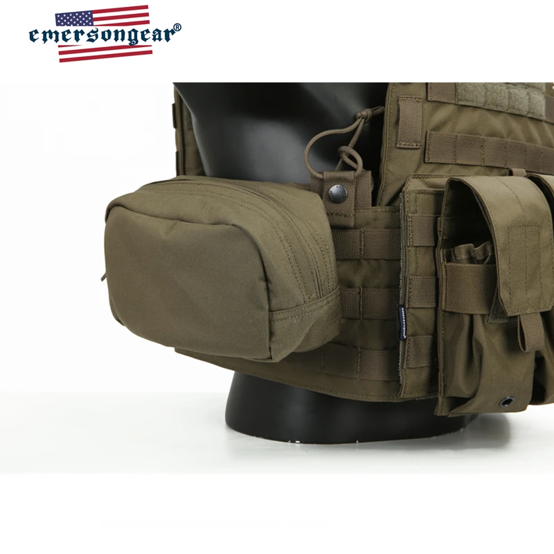 Emersongear LBT6094A estilo táctico chaleco placa portador W 3 bolsas 762 5,56 Airsoft, militar, armada Gear Ranger verde armadura chaleco