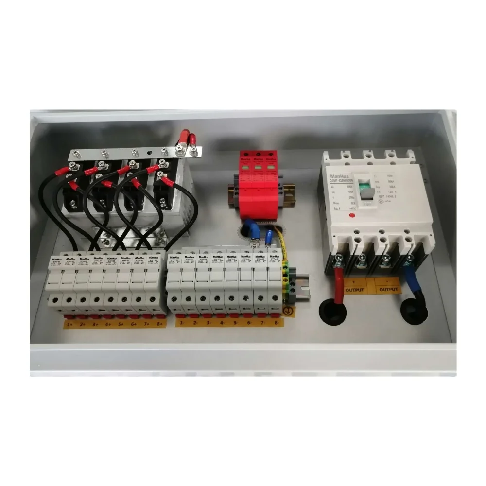 MHS-8 Solar DC String Box 8 s Input 1  Output  panel