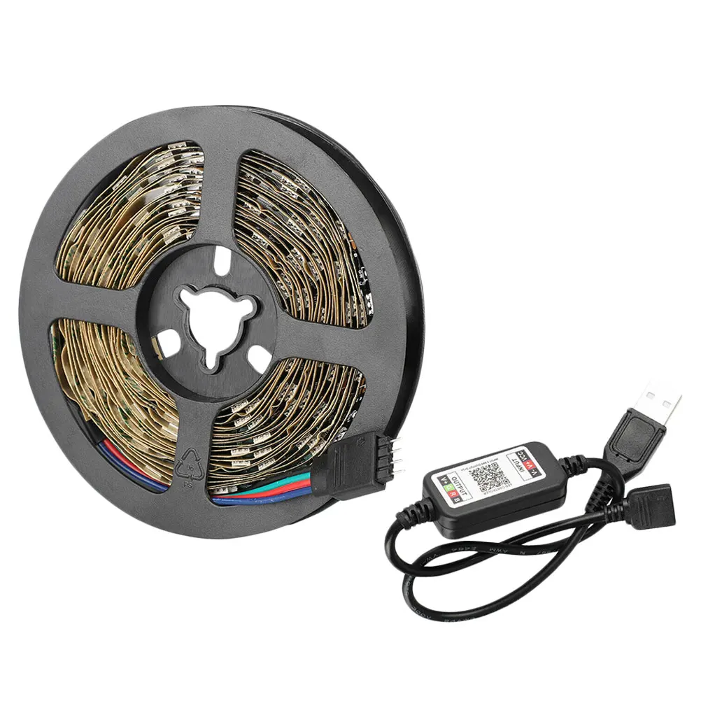 

Smartphone App Controlled 2 Meter Led Strip Lights Rgb Color Changing Wireless Backlight Under Cabinet