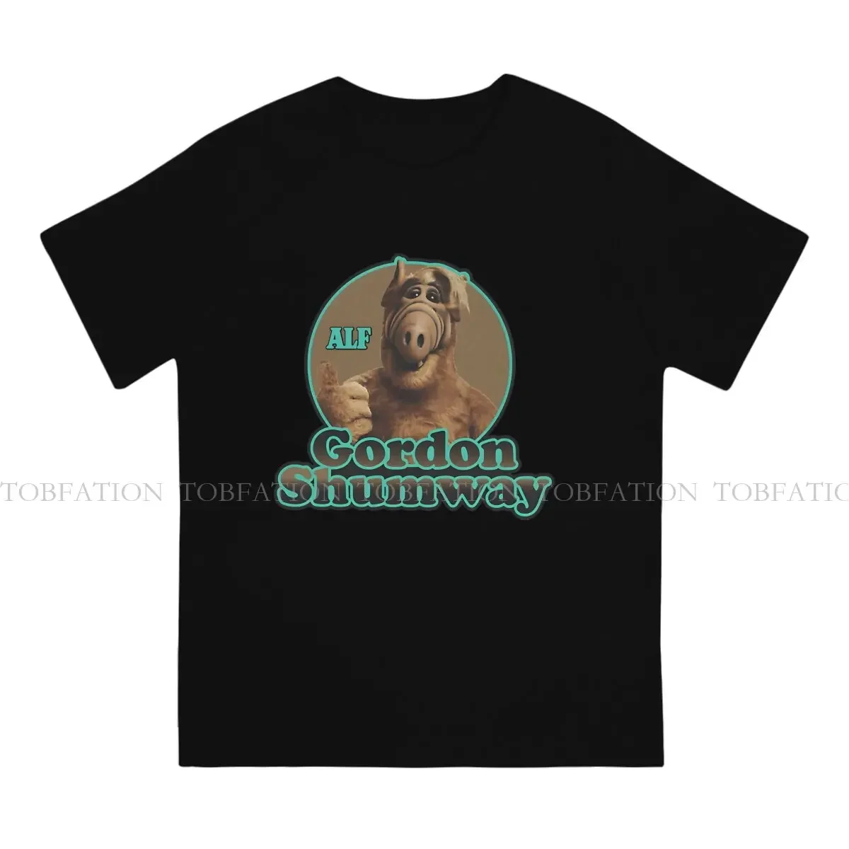 Gordon Shumway TV Sitcoms Graphic TShirt ALF The Animated Series Printing T Shirt Male Short Sleeve 100% Cotton Gift Idea