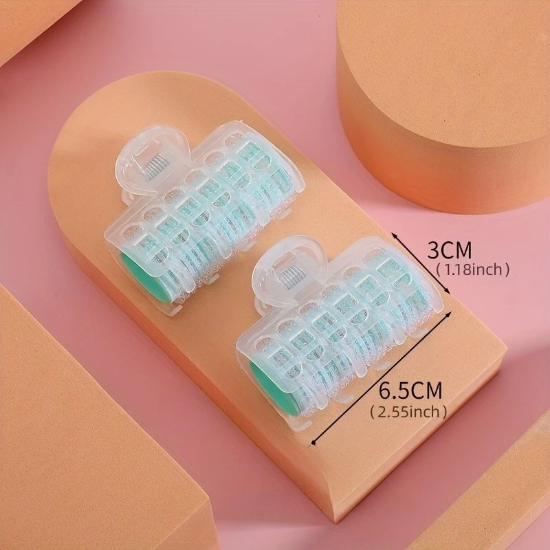 Hair Rollers Bang Roll Curler Plastic Self-adhesive Hair Curling Hairdressing Air Bangs Curls Rollers Styling Hair Tools