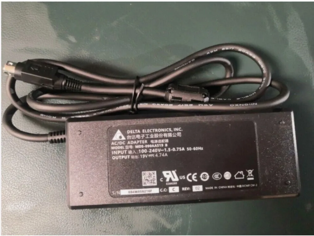 3-Pin AC Adapter FOR Sonoscape E2 Ultrasound Machine Charger MDS-090AAS19B