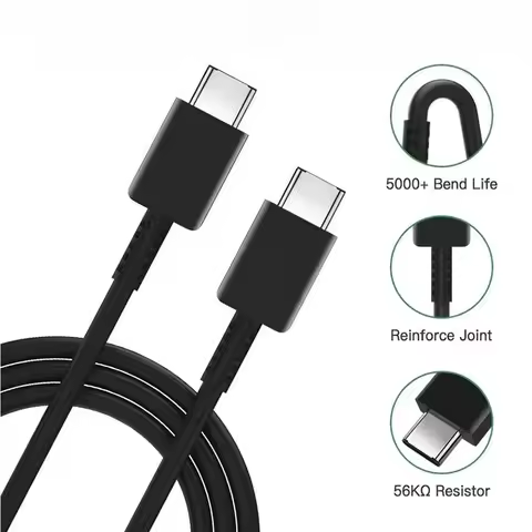 5A USB C To C Cable Type C PD Line For Samsung Galaxy A52 A51 A71 S24 S23 Ultra S22 S20 S10 Note 8 Fast Charging Wire Data Cord