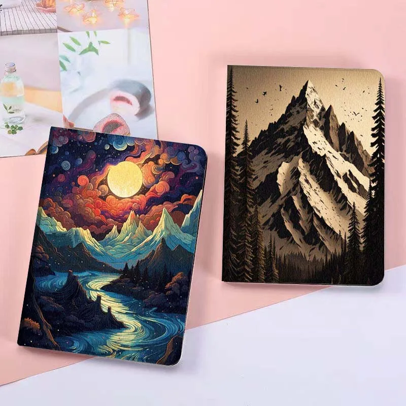

Snowy Mountain Pine Birds Tablet Case For Lenovo Xiaoxin Pad Pro GT plus 8.8 11 10.6 Y700 Y900 Go 8.8 Tab K11 10 P11