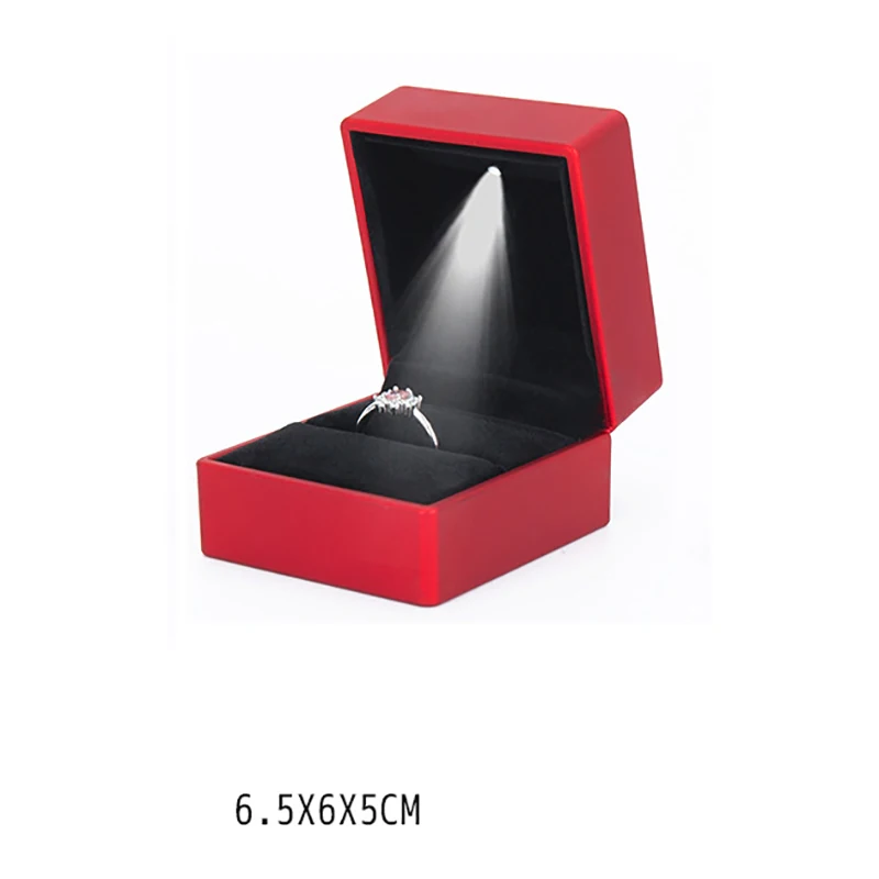 Fashion LED Light Necklace Long Chain Box Bracelet Display for CASE Jewelry Gift Box Pendant Holder for Wedding Annivers