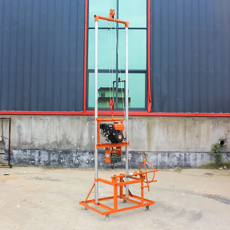 Small household well drilling equipment Large gasoline water well drilling rig