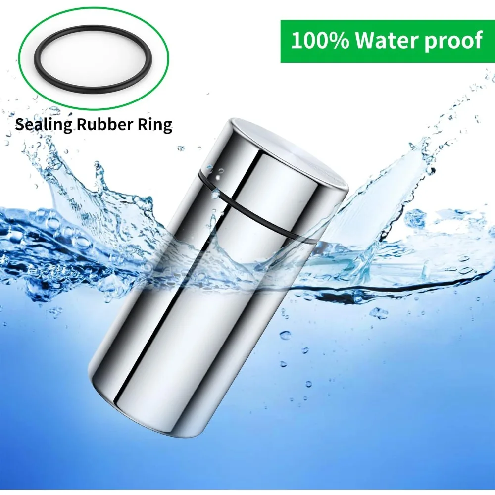 حاويات تخزين ألومنيوم محمولة، 3 عبوات، زجاجات معدنية محكمة الغلق ومقاومة للرائحة، حاويات متعددة الأغراض