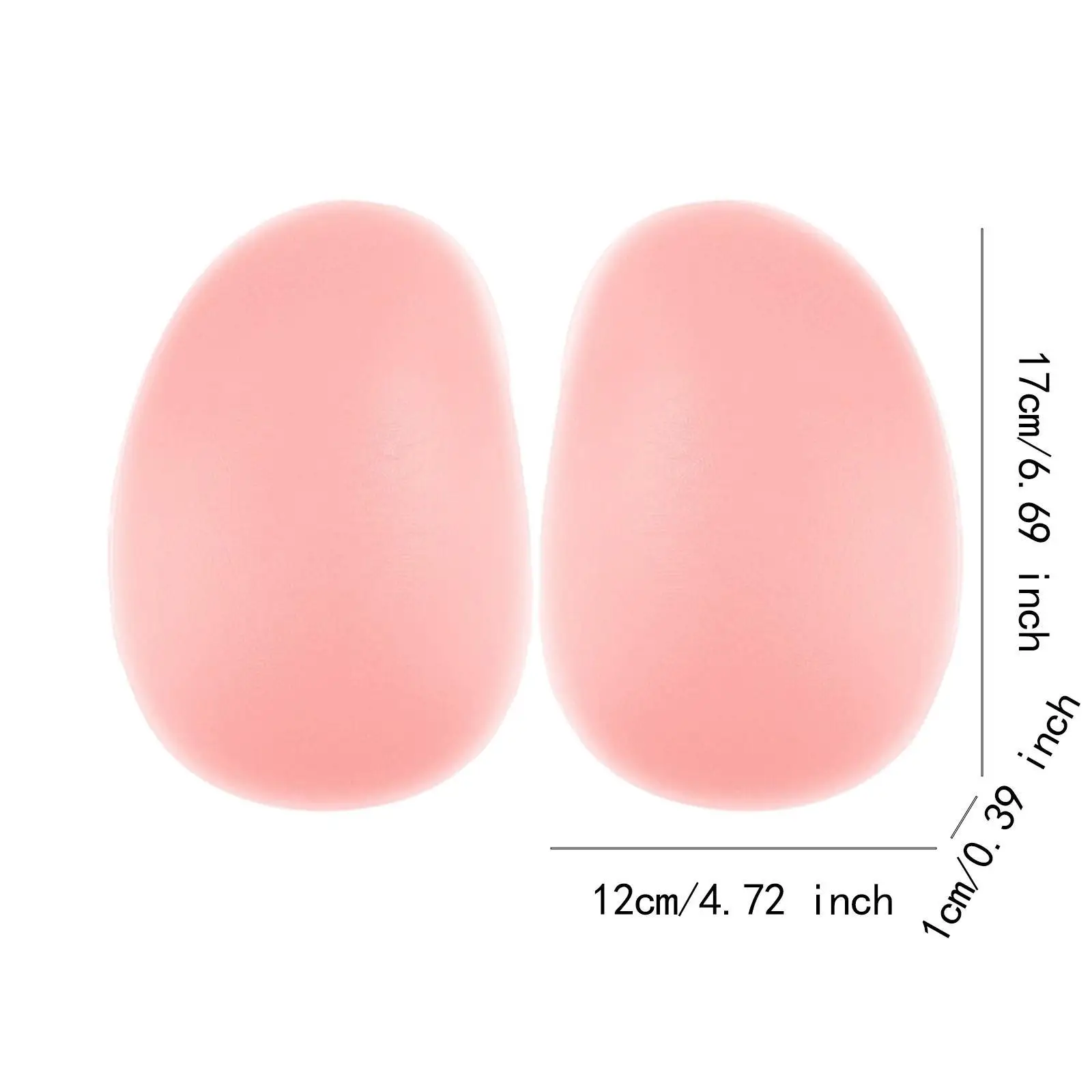 2Pcs Silicone Hip Pads for Enhanced Protection During Ski Activities