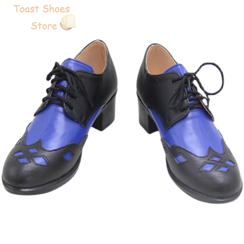 Juego Twisted-Wonderland, zapatos de cuero PU para Cosplay, botas de Carnaval para Halloween, accesorio para disfraz