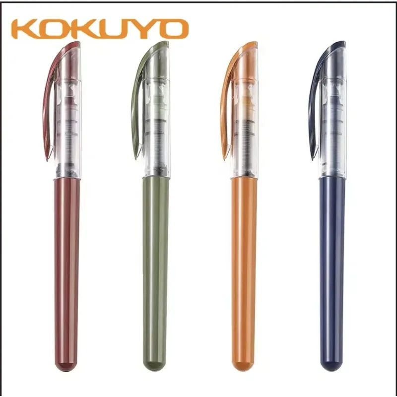 

Цветная гелевая ручка Kokuyo Campus, прямая жидкая шариковая ручка в стиле ретро, большая емкость, быстросохнущая, высокая емкость 0,5 мм, школьные канцелярские принадлежности