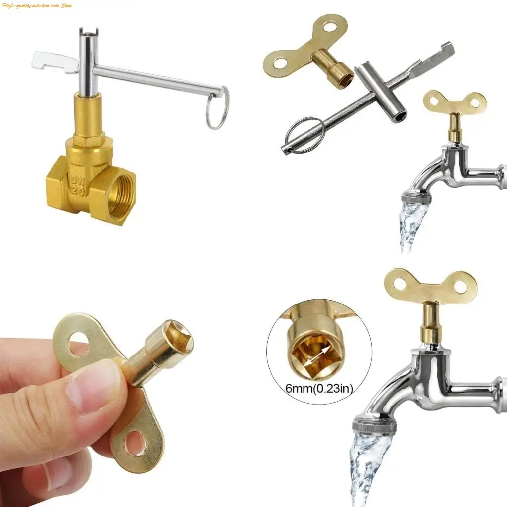203F Water Tap Control Kits Compact Water Tap & Wrench Set Versatile Tap